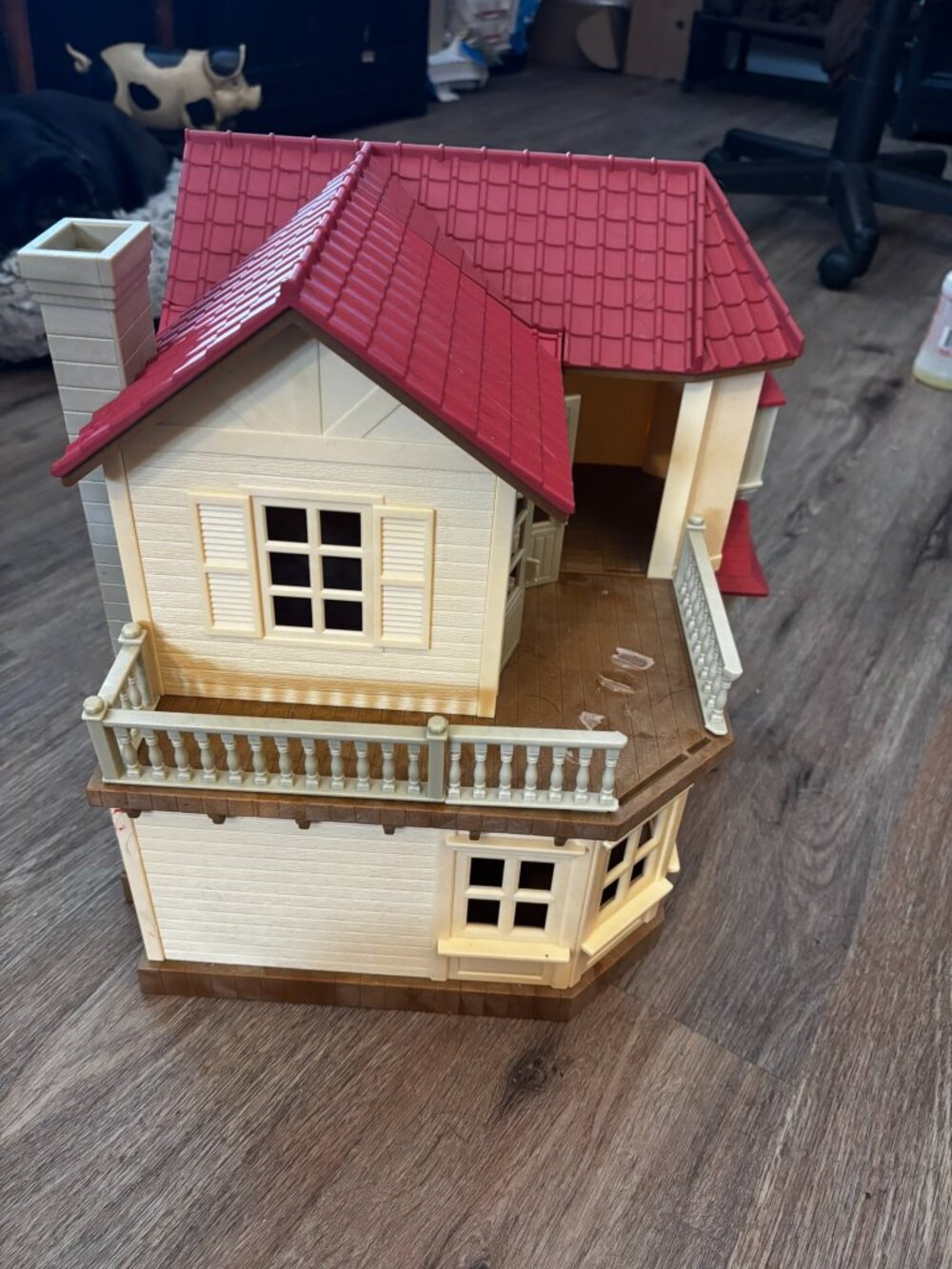 Lot Sylvanian Families Calico Critters Red Country Home Critters Furniture